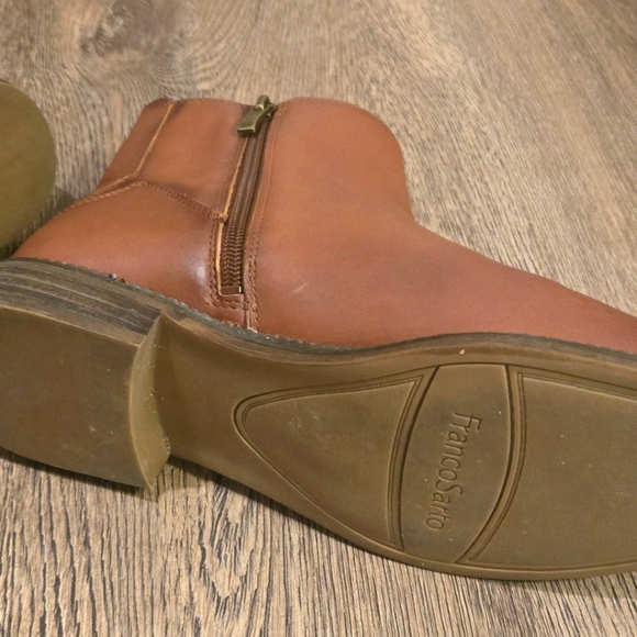 Franco Sarto Brown Leather Boots - Picture 7 of 8